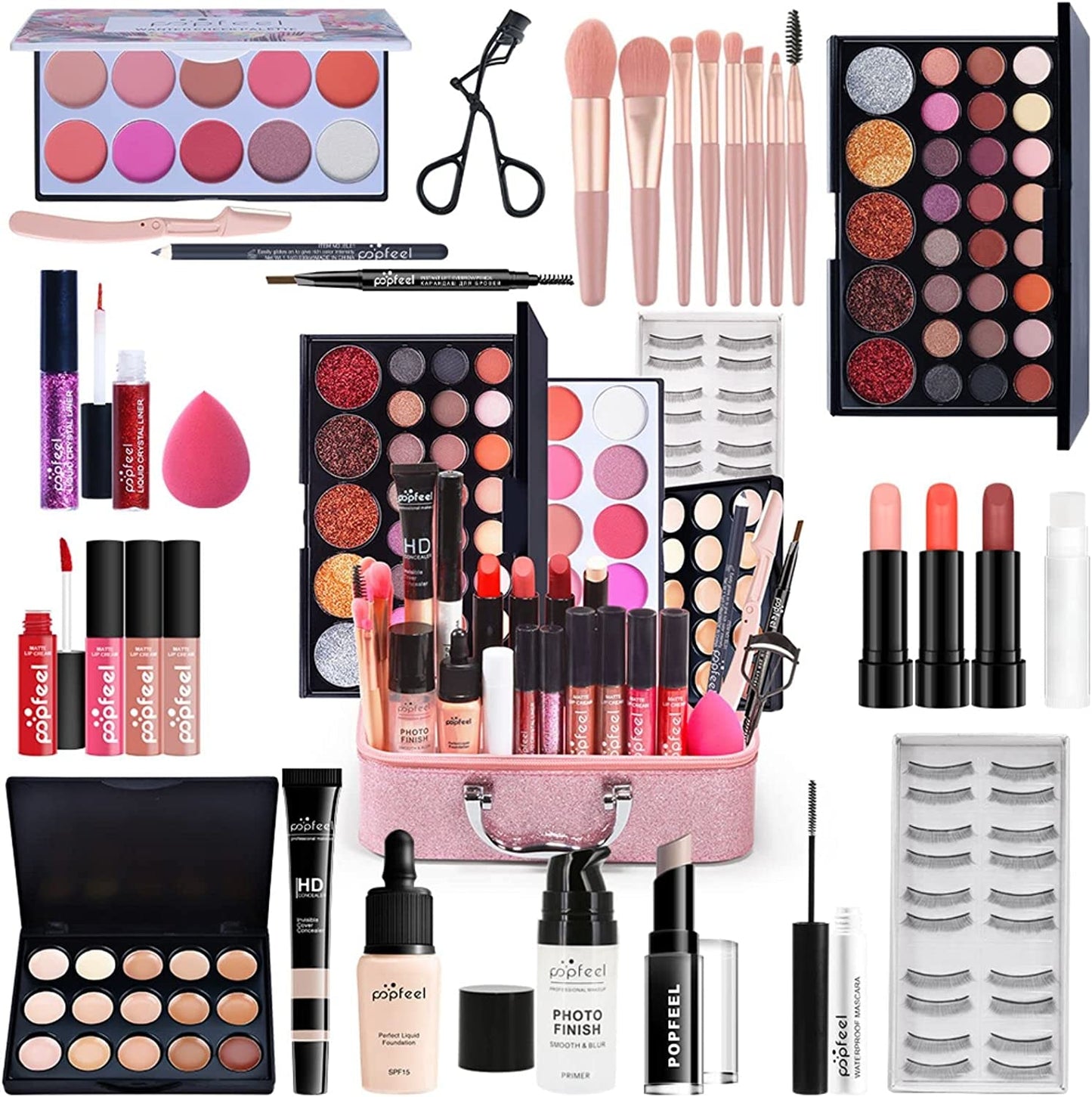 Ultimate All - in - One Makeup Kit for Women - Eyeshadows, Lipsticks, Concealers, and More! - Shop Now for Complete Beauty Solution - Nourishment Tapestry