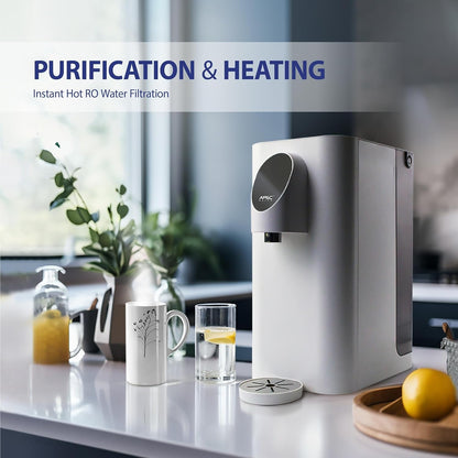 Ultimate APEC Roct - Plus Countertop RO System: Pure Water, Hot Water, UV Filtration - Nourishment Tapestry