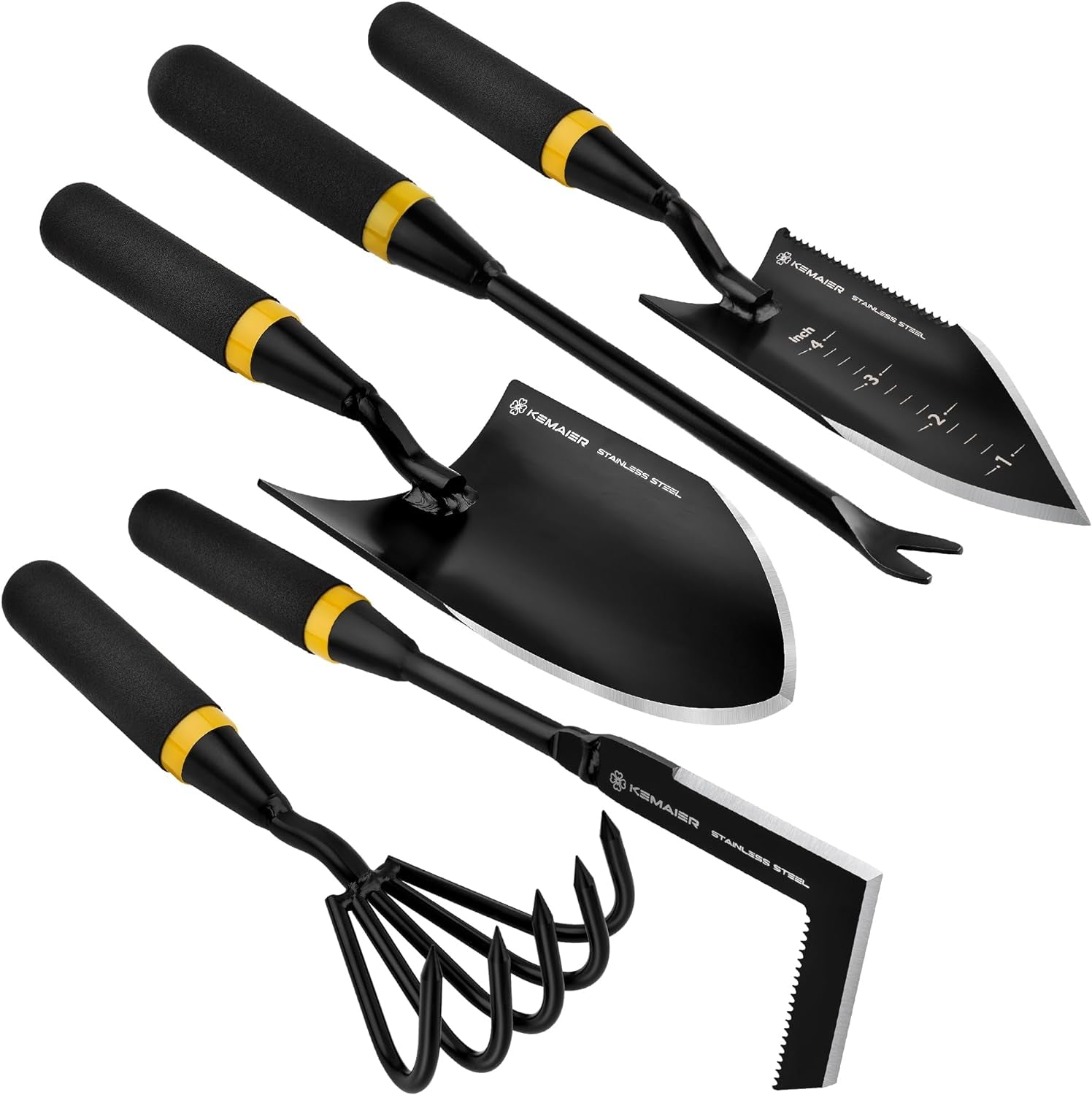 Unbreakable Stainless Steel Garden Tool Set: 5 - Piece Premium Essentials for Green Thumbs - Buy Now! - Nourishment Tapestry