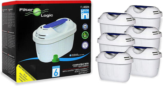 Universal 6 Pack Filter Cartridges for Brita Maxtra & Plus+ Water Jugs - Fits Various Brands & Models - Buy Now! - Nourishment Tapestry