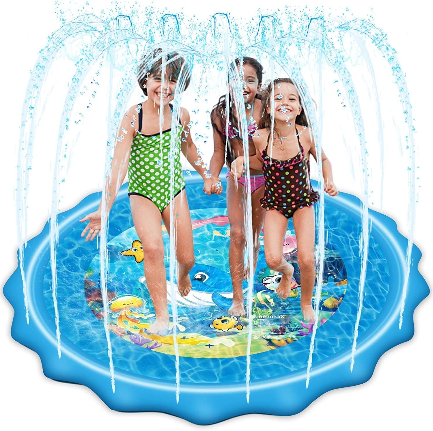 Upgraded 67" Splash Pad & Sprinkler: Inflatable Outdoor Water Toy for Kids - Nourishment Tapestry