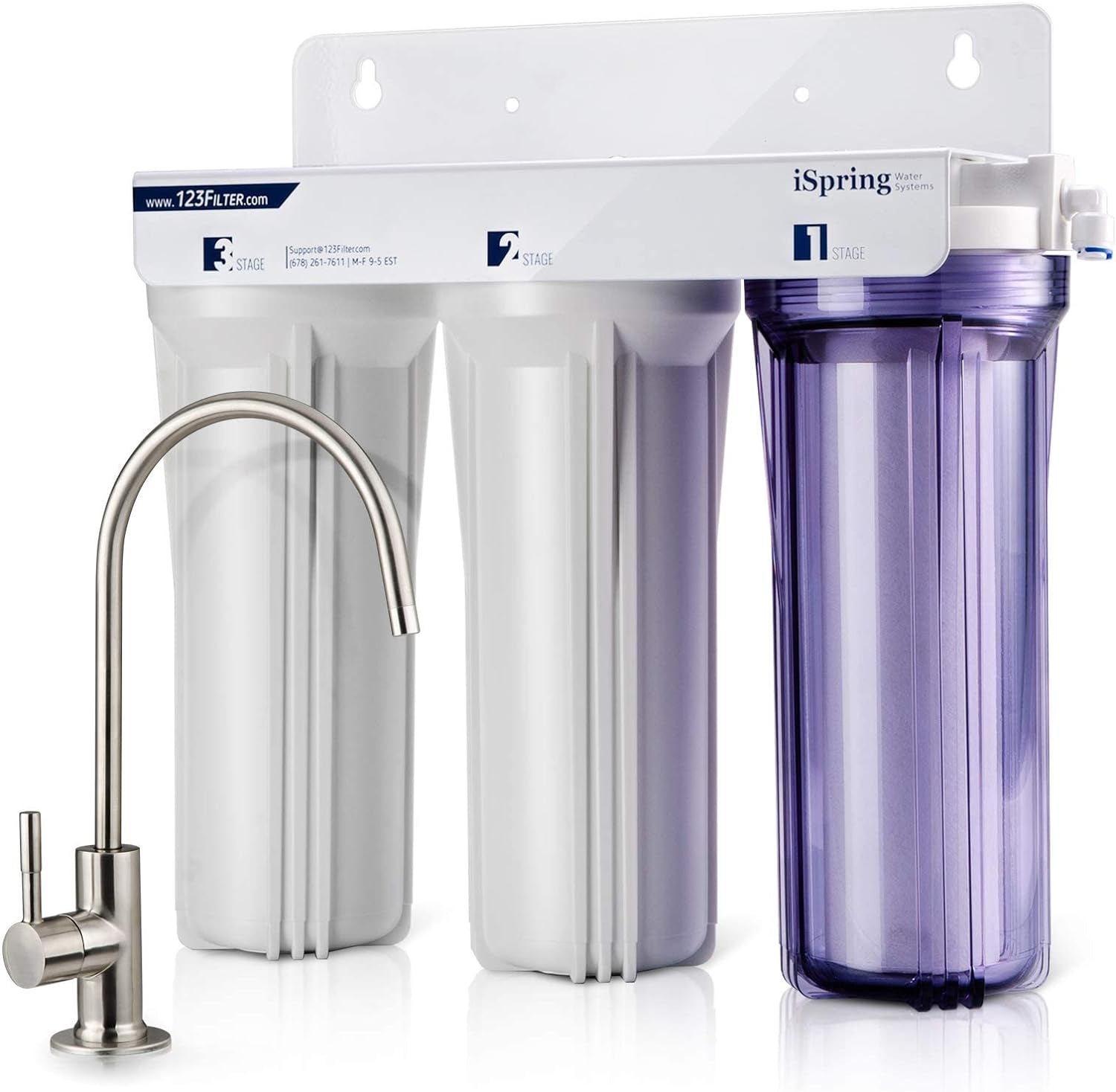 US31 3 - Stage Under Sink Water Filtration System - High Capacity, Newest Version - Nourishment Tapestry