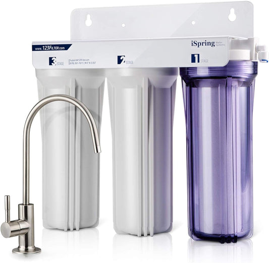 US31 3 - Stage Under Sink Water Filtration System - High Capacity, Newest Version - Nourishment Tapestry