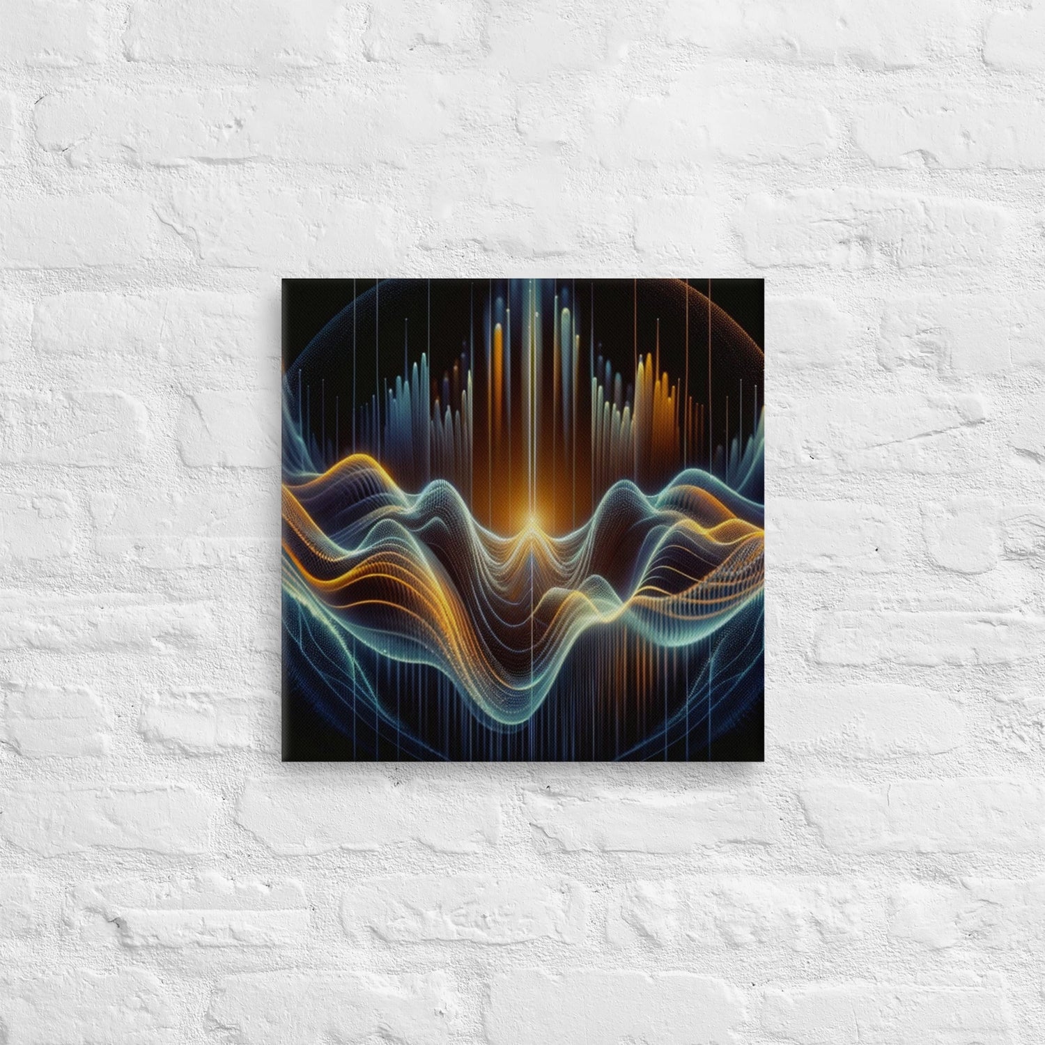 Vibrant Harmonic Canvas Art: Abstract Wall Decor for Modern Homes - Nourishment Tapestry