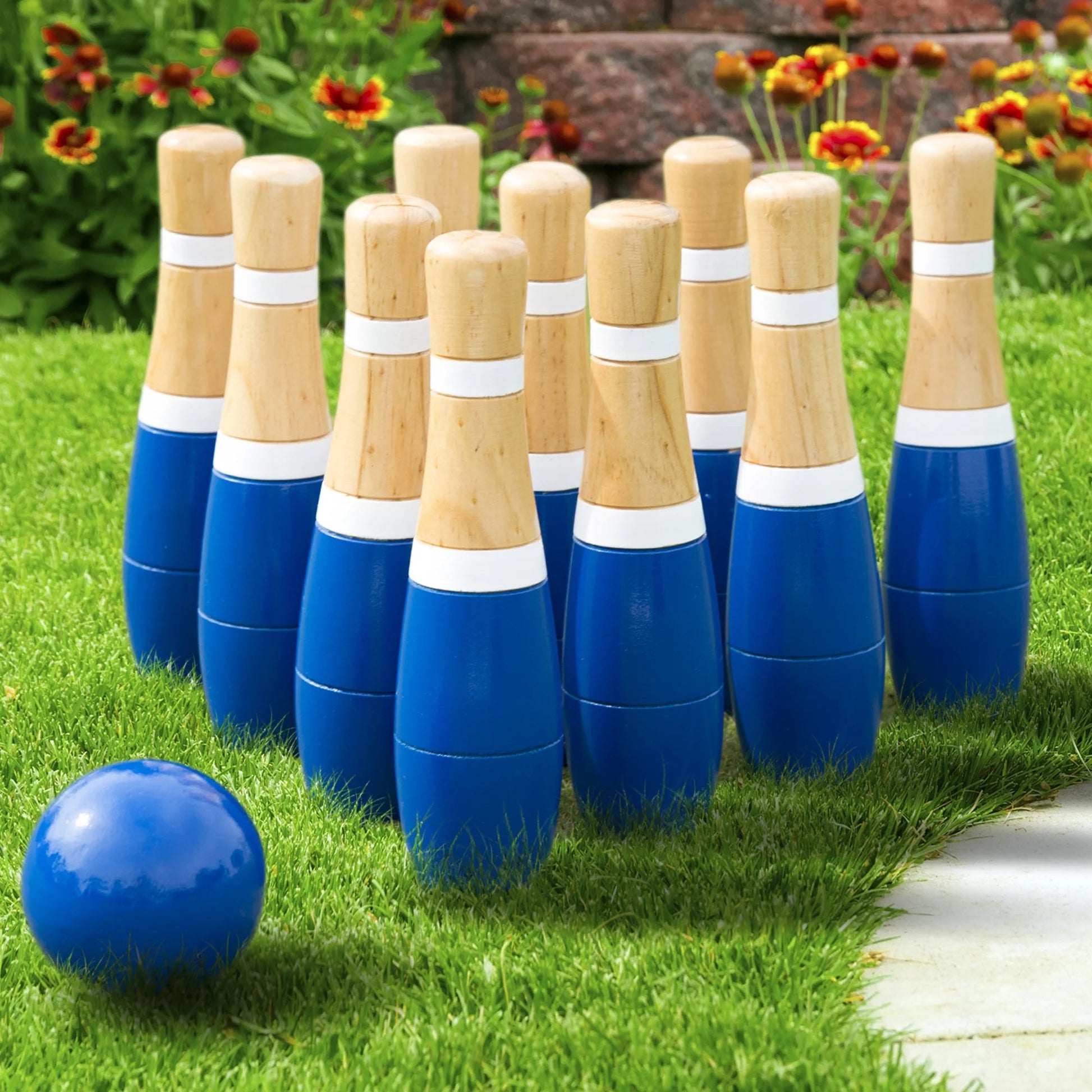 Wooden Lawn Bowling Game Set - Perfect for All Ages, Indoor and Outdoor Fun - Nourishment Tapestry